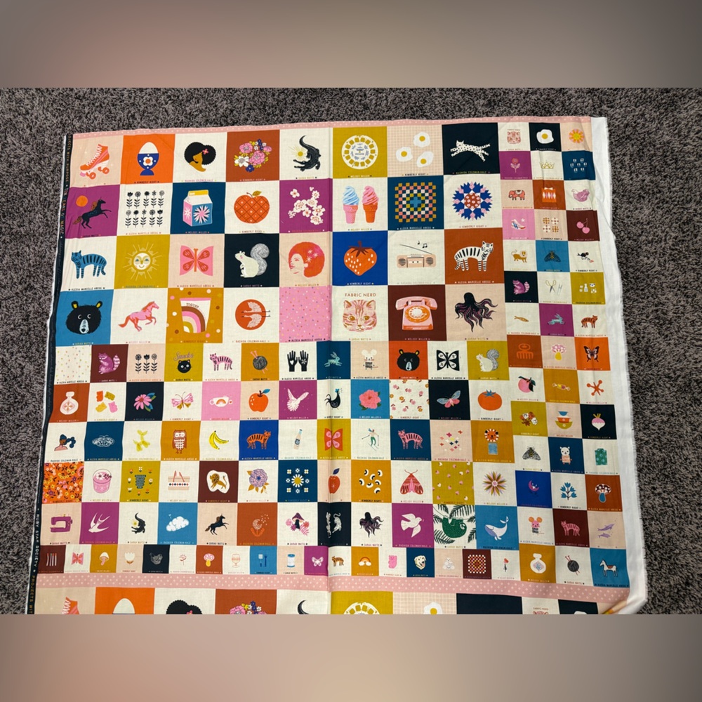 Moda ruby star society 10 ten years of magic fabric panel blocks